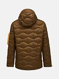 Thumbnail 9 of Peak Performance Men's Helium Utility Down Hooded Jacket - Meadow Moss / Sierra Sand