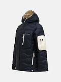 Thumbnail 3 of Peak Performance Men's Helium Utility Down Hooded Jacket - Black/Sand Fog