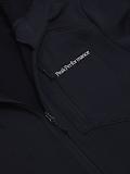 Thumbnail 5 of Peak Performance Men's Trail Polartec Power Grid Zip Hood Fleece - Black