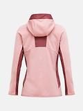 Thumbnail 2 of Peak Performance Women's Utility Light Zip Hood Fleece - Warm Blush/ Wild Rouge