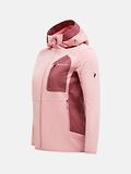 Thumbnail 3 of Peak Performance Women's Utility Light Zip Hood Fleece - Warm Blush/ Wild Rouge