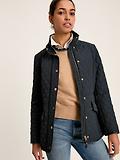 Thumbnail 3 of Joules Women's Allendale Showerproof Diamond Quilted Coat - Navy Blue