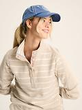 Thumbnail 6 of Joules Women's Southwold Button Down Striped Sweatshirt - Oatmarl