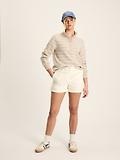 Thumbnail 2 of Joules Women's Southwold Button Down Striped Sweatshirt - Oatmarl