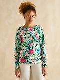 Thumbnail 2 of Joules Women's Printed Harbour Long Sleeve Top - Multi Floral