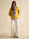 Thumbnail 7 of Joules Women's Alexandra Blanket Stitch Jumper - Yellow