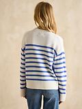 Thumbnail 3 of Joules Women's Alexandra Stripe Jumper - Cream/Blue