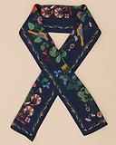 Thumbnail 2 of Joules Women's Highgrove Skinny Scarf - Navy Floral