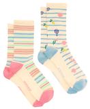 Thumbnail 1 of Joules Women's Everyday Socks 2 Pack UK 4-8 - Summer Icons