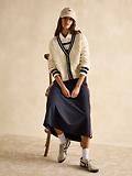 Thumbnail 6 of Joules Women's Centre Court Cable Knit Cardigan - Cream