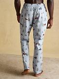 Thumbnail 3 of Joules Men's Dozer Cotton Pyjama Bottoms - Light Blue