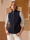 Thumbnail 1 of Joules Women's Farnham Fleece Lined Lightweight Gilet - Navy Blue