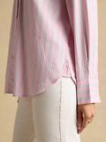 Thumbnail 5 of Joules Women's Boyfriend Fit Oxford Shirt - Pink Striped