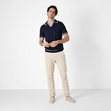Thumbnail 7 of Oliver Sweeney Men's Garras Knitted Riviera Polo Shirt - Navy