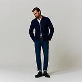 Thumbnail 7 of Oliver Sweeney Men's Garstang Knitted Merino Wool Blend Jacket - Navy