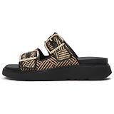 Thumbnail 7 of FitFlop Women's GEN-FF Buckle Graphic Weave Two-Bar Slides - Black