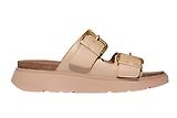 Thumbnail 1 of FitFlop Women's GEN-FF Buckle Two-Bar Leather Slides - Classic Beige
