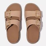 Thumbnail 4 of FitFlop Women's GEN-FF Buckle Two-Bar Leather Slides - Classic Beige