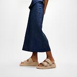 Thumbnail 2 of FitFlop Women's GEN-FF Buckle Two-Bar Suede Slides - Cappuccino