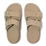Thumbnail 3 of FitFlop Women's GEN-FF Buckle Two-Bar Suede Slides - Cappuccino
