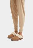 Thumbnail 6 of FitFlop Women's GEN-FF Shearling Suede Slippers - Desert Tan