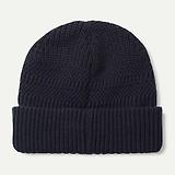 Thumbnail 2 of Sealskinz Gressenhall Waterproof Cold Weather Textured Stripe Roll Cuff Beanie - Navy