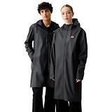 Thumbnail 1 of Hunter Unisex Downpour Andrea Pu Rain Coat - Hunter Black