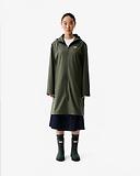 Thumbnail 4 of Hunter Unisex Downpour Andrea Pu Rain Coat - Kambaba Green