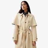 Thumbnail 2 of Hunter Women's Keltie Cape Trench Coat - Gravel