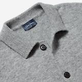 Thumbnail 4 of Oliver Sweeney Men's Heywood Alpaca Wool Blend Knitted Shirt - Grey