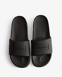 Thumbnail 5 of Hunter Unisex Core Embossed Silicone Logo Sliders - Black