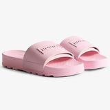 Thumbnail 2 of Hunter Unisex Core Embossed Silicone Logo Sliders - Parfait Pink