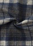 Thumbnail 3 of Hackett Men's Cashmere-Wool Logo Plaid Scarf - Granite Grey Tartan