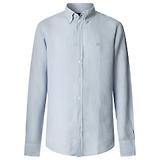 Thumbnail 1 of Hackett Men's Essential GMD Linen BRPT Shirt - Oxford Blue
