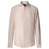Thumbnail 1 of Hackett Men's Essential GMD Linen Kent Shirt - Baby Pink