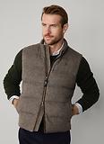 Thumbnail 2 of Hackett Men's Padded Gilet - Dark Brown