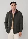 Thumbnail 4 of Hackett Men's Quilted Jacket - Deep Green