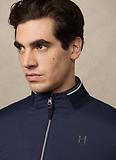 Thumbnail 4 of Hackett Men's Heritage Logo Blouson Jacket - Midnight Blue