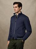 Thumbnail 8 of Hackett Men's Heritage Logo Blouson Jacket - Midnight Blue
