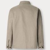 Thumbnail 2 of Hackett Men's Herringbone Shirt Jacket - Taupe Beige