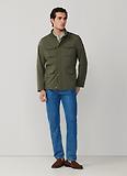 Thumbnail 8 of Hackett Men's Tech Velo Jacket - Army Green