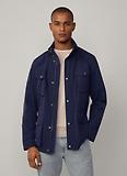 Thumbnail 9 of Hackett Men's Unlined Velospeed Shower Resistant Jacket - Ink Blue