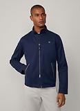 Thumbnail 8 of Hackett Men's Cotton Harrington Jacket - Ink Blue