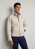 Thumbnail 3 of Hackett Men's Cotton Harrington Jacket - Linen Beige