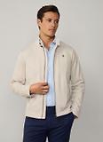 Thumbnail 4 of Hackett Men's Cotton Harrington Jacket - Linen Beige