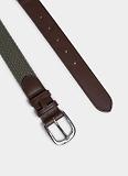 Thumbnail 8 of Hackett Men's Parachute Stretch Belt - Khaki Green