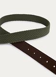 Thumbnail 3 of Hackett Men's Parachute Stretch Belt - Khaki Green