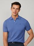Thumbnail 2 of Hackett Men's Slim Fit Short Sleeve Pique Polo - Eton Blue