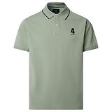 Thumbnail 1 of Hackett Men's Classic Fit Short Sleeve Number Polo Shirt - Sage Green