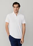 Thumbnail 3 of Hackett Men's Classic Fit Short Sleeve Pique Polo Shirt - Optic White